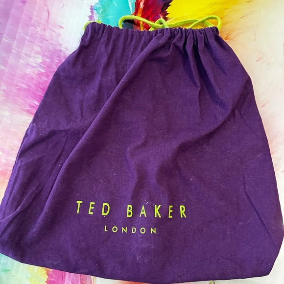 TED BAKER Two Tone Nude/Animal Print Leather Crossbody Bag - Picture 11 of 11